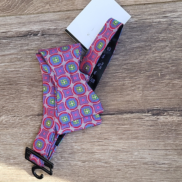 Michelsons of London Pour des hommes Paisley La laine Poche - Bourgogne